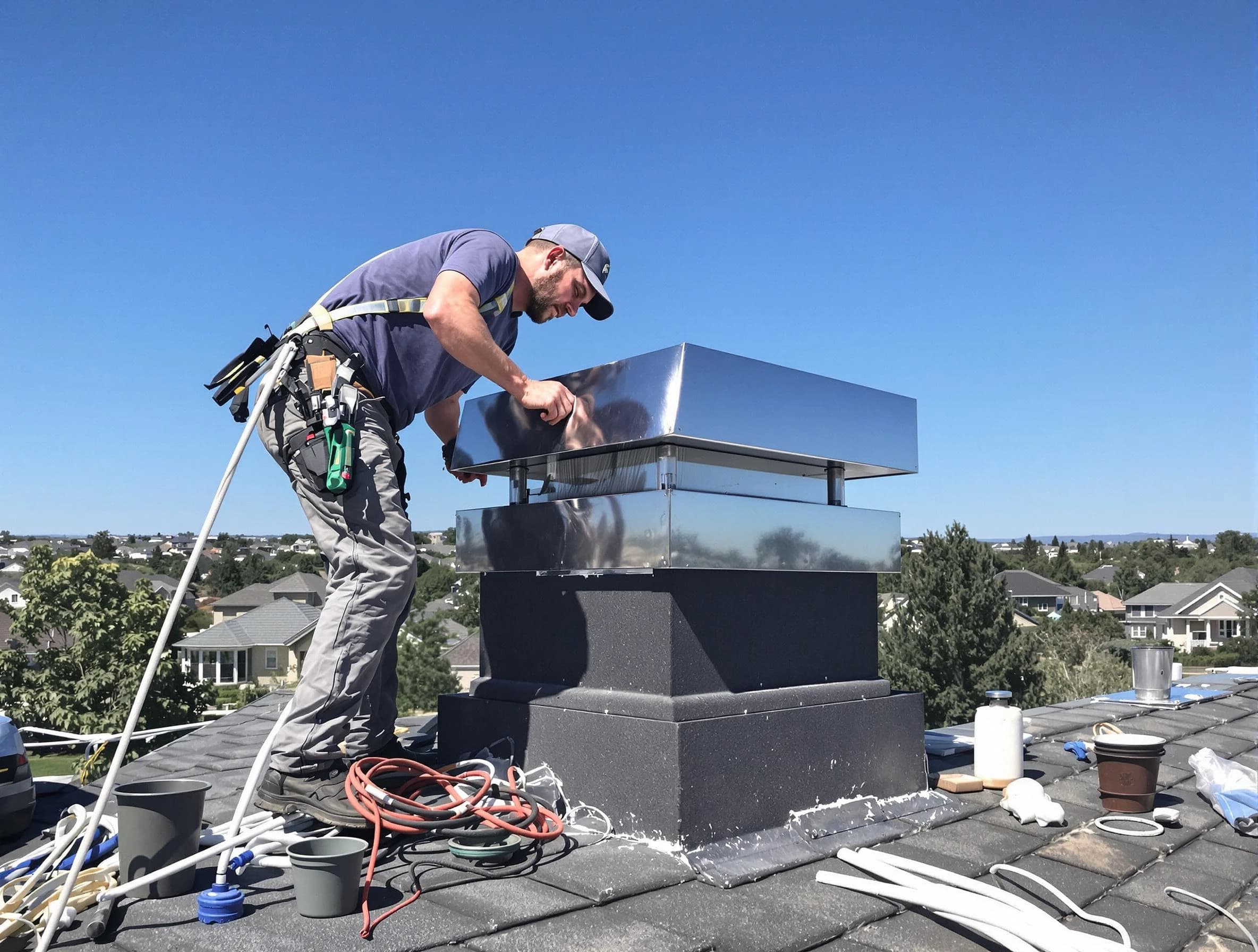 Chimney Cap Services service in Clifton, NJ